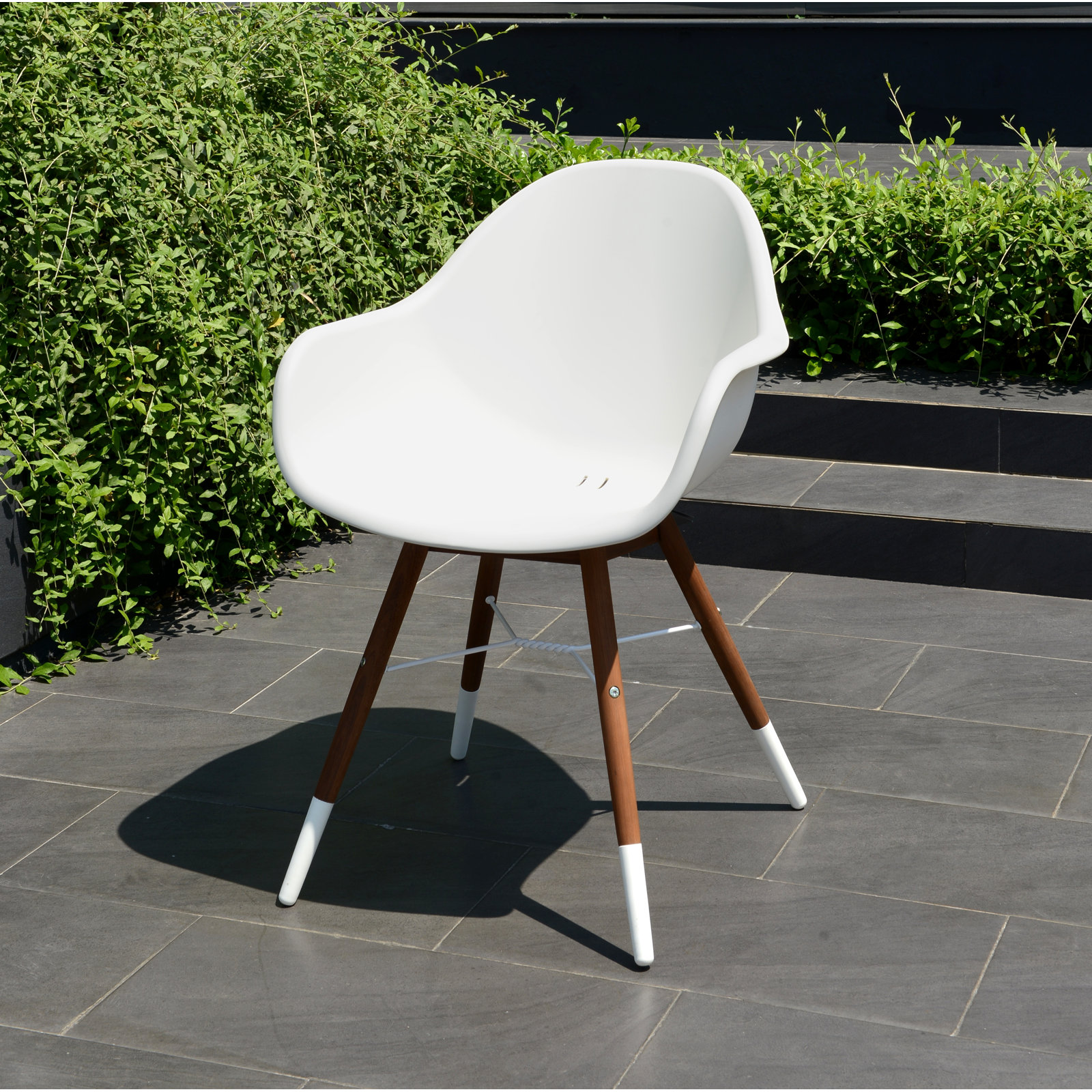 Anautica 88" Eucalyptus Patio Dining Set