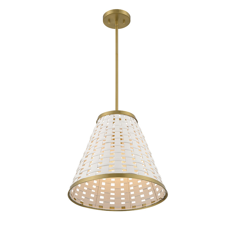 Luminaire suspendu en forme de cloche à 1 lumière Tharp