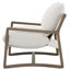 Fauteuil d'appoint moderne et moelleux avec confort moelleux