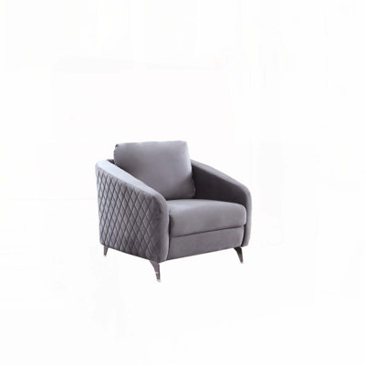 Velvet Accent Armchair