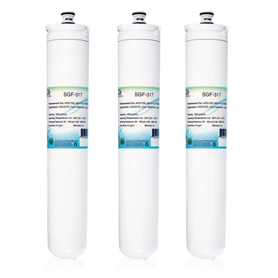 Filtre à eau commercial compatible avec les filtres verts Swift Green de SGF-317 pour AP31703, AP31710 de 3M