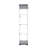 Two Door Glass Cabinet Glass Display Cabinet With 4 Shelves