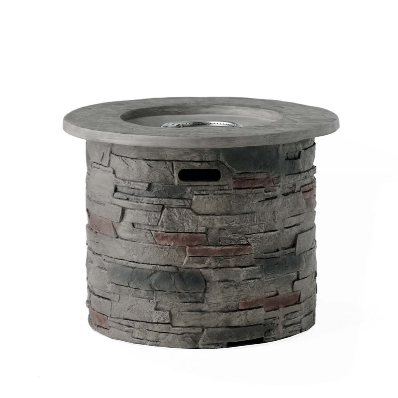 Outdoor 32" Round Propane Fire Pit
