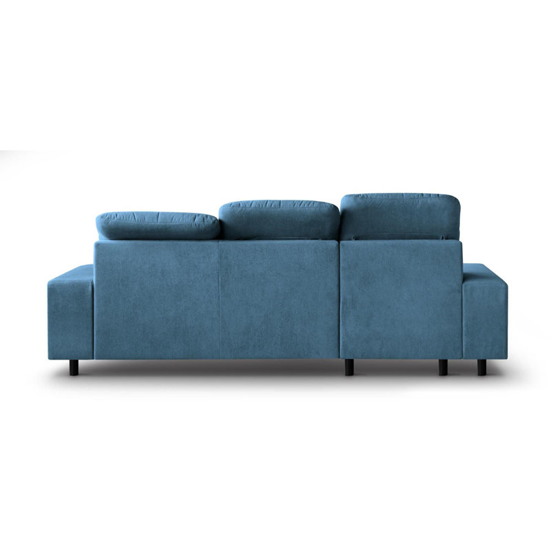 Antwyan 4 Seater Sofa Bed, Left Hand Facing, Blue
