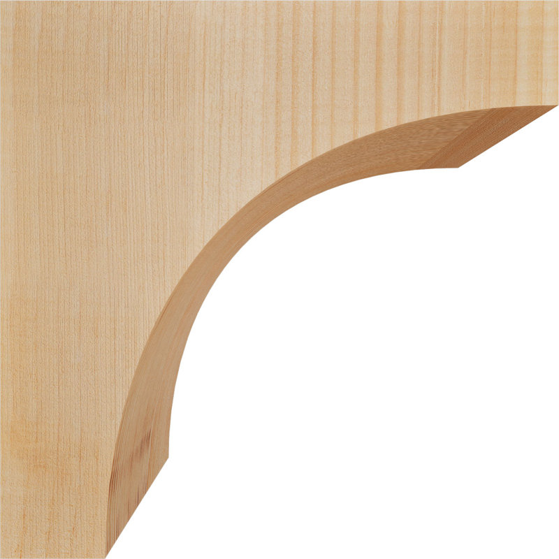 Huntington Corbel, H 10 po x l 5,5 po x P 10 po, Sapin de Douglas, Lisse