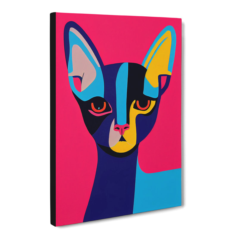 Sphynx Cat Pop Vol.2 - Wrapped Canvas, 60cm H x 40cm W x 3cm D
