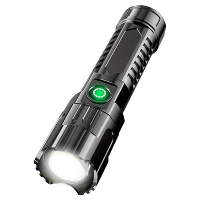 a floodlight Portable USB Rechargeable Strong Light Flashlight