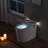 Smart Toilet without Bidet Function, Auto Open/Close Lid, Foot Sensor, Auto Flush, Heated Seat & Fragrance System, ADA Chair Height, Easy to Install