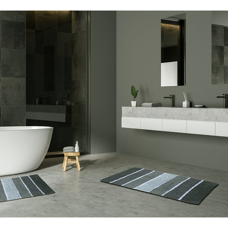 Ensemble de tapis de bain Crevantes, Gris / Anthracite