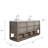 Constanta 72'' Double Bathroom Vanity with Marble Top-980936459