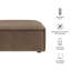 Repose-pieds modulaire en tissu Restoka Performance-760978831