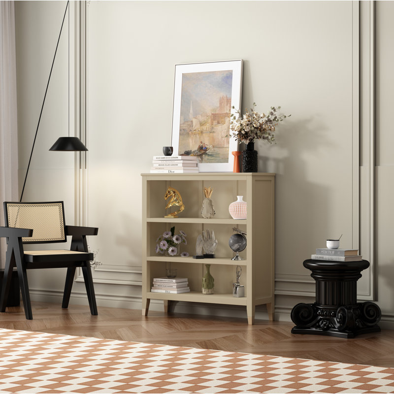Osnabrock 97cm H x 89cm W Standard Bookcase, Clay