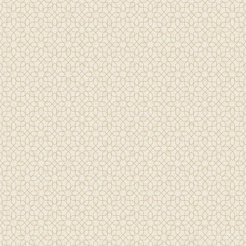 Rouleau de papier peint géométrique L 33 pi x l 21 po, Beige