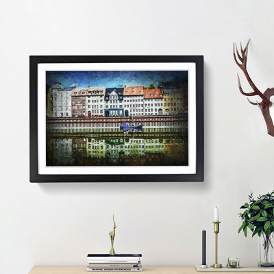 Nyhavn in Copenhagen - Framed Print