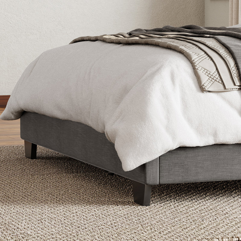 3 Piece  Dresser And Nightstand Set For Bedroom,Adjustable Height Upholstered Queen Bed