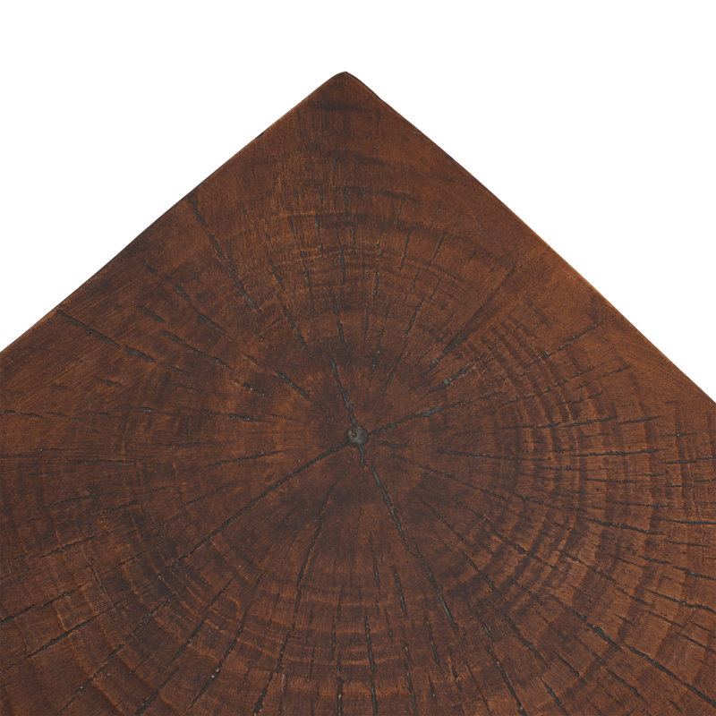 Table d'appoint TESS Modern, Marron foncé