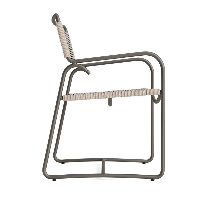 Walter Lamb Outdoor Armchair, Mica/Pebble