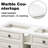 Absar 60 " W Wall Mounted Wall Mounted 0 Single Double Vanity Bathroom Vanity With Marble Top