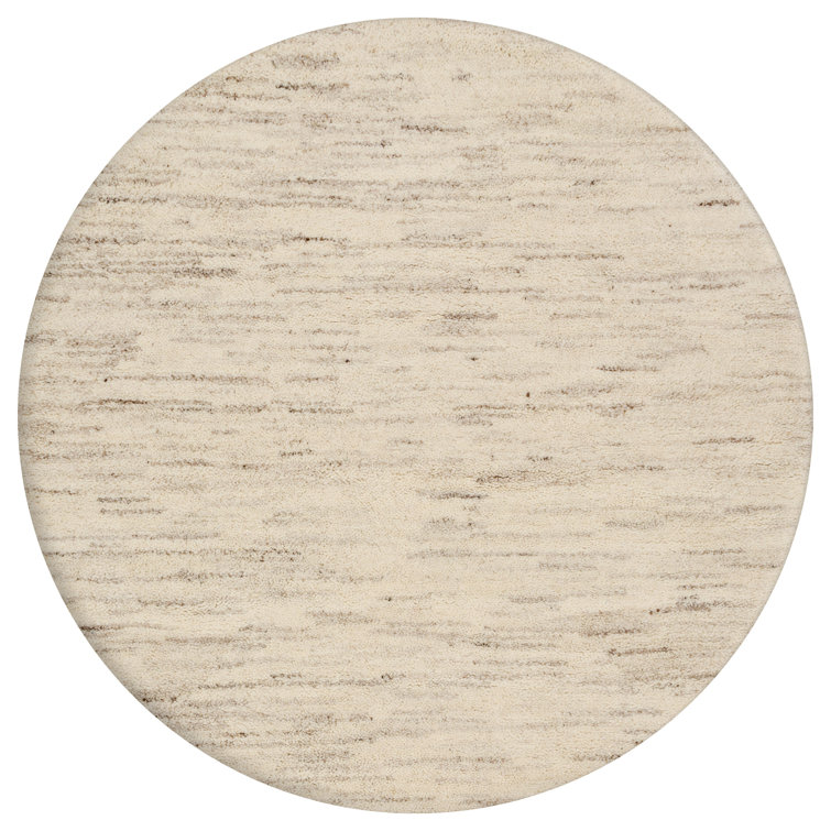 Hand Knotted Wool Beige Indoor Rug