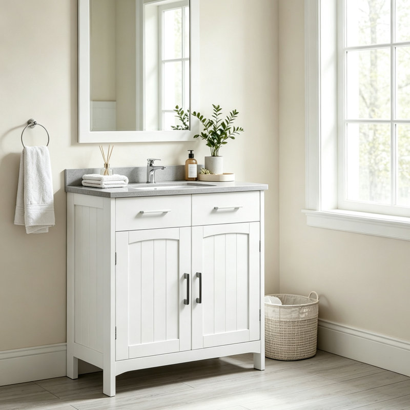Freestanding Bathroom Shelves