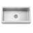 Westbrass Single Bowl Solid Surface/Stainless Steel Farmhouse Kitchen Sink-76377351