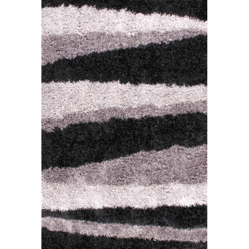 Sung Abstract Shag Area Rug, Rectangle 60 x 110cm