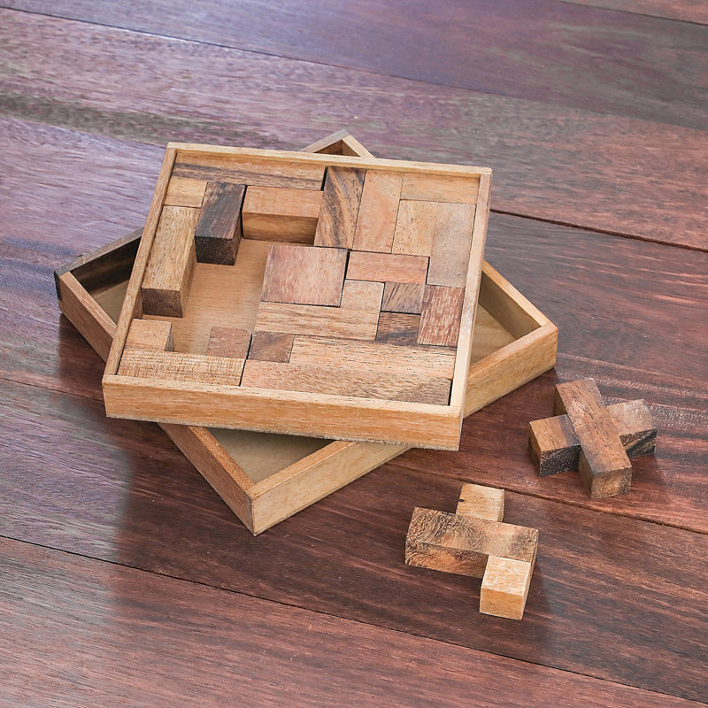 Jeu de géométrie en bois Nbad