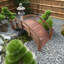 Miniature Japanese Garden Bridge Treated 25 inches-98288313