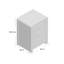 Bruner 45cm W Solid + Manufactured Wood Bedside Table