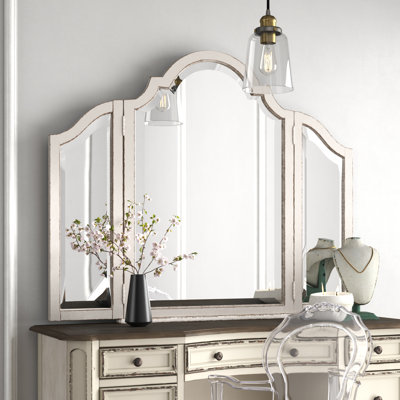Colchester Solid Wood Arch Wall Mirror
