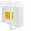 Lit mezzanine avec rangement intelligent et garde-robe ouvert-805548651-805548653