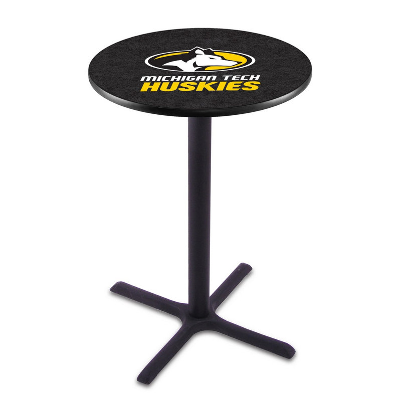 Round Metal Base Dining Table, Michigan Tech University