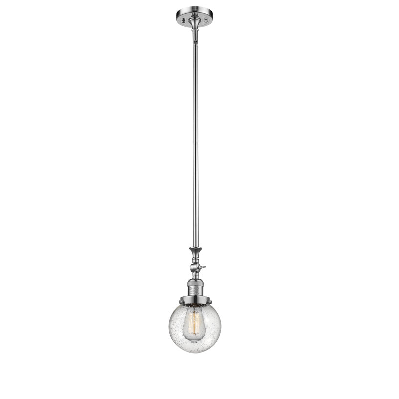 Luminaire suspendu sphère 1 lumière Zarmayr, Grainé, Ampoule non incluse, Or satiné
