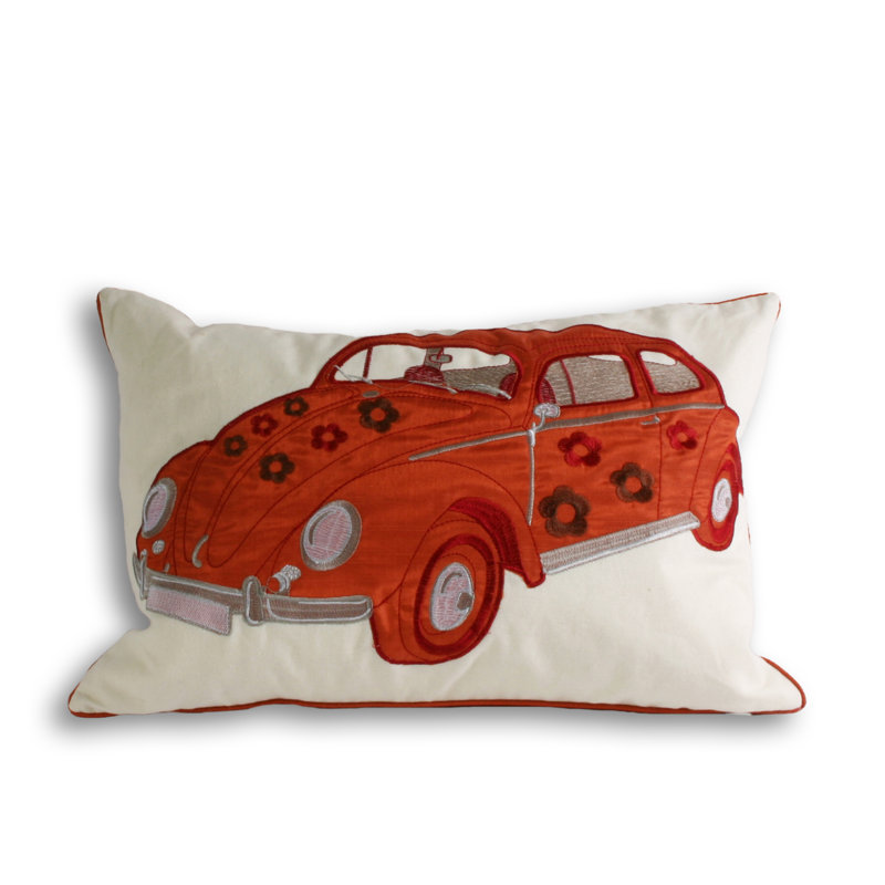 Herbie Rectangular Lumbar Cushion, Copper