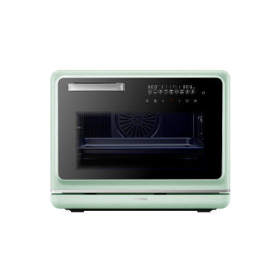 Four à vapeur combiné ROBAM R-Box Pro 1,2 pi cu - friture à la vapeur 4 en 1, 20 modes de cuisson, cavité en émail bleu, extérieur froid au toucher, vert menthe CT767