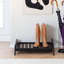 Support à bottes en bois massif de qualité supérieure avec tapis en fibre de coco naturelle - Rangement pour chaussures-1047846962-1052234154-1047846965