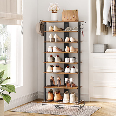 16 Pair Shoe Rack