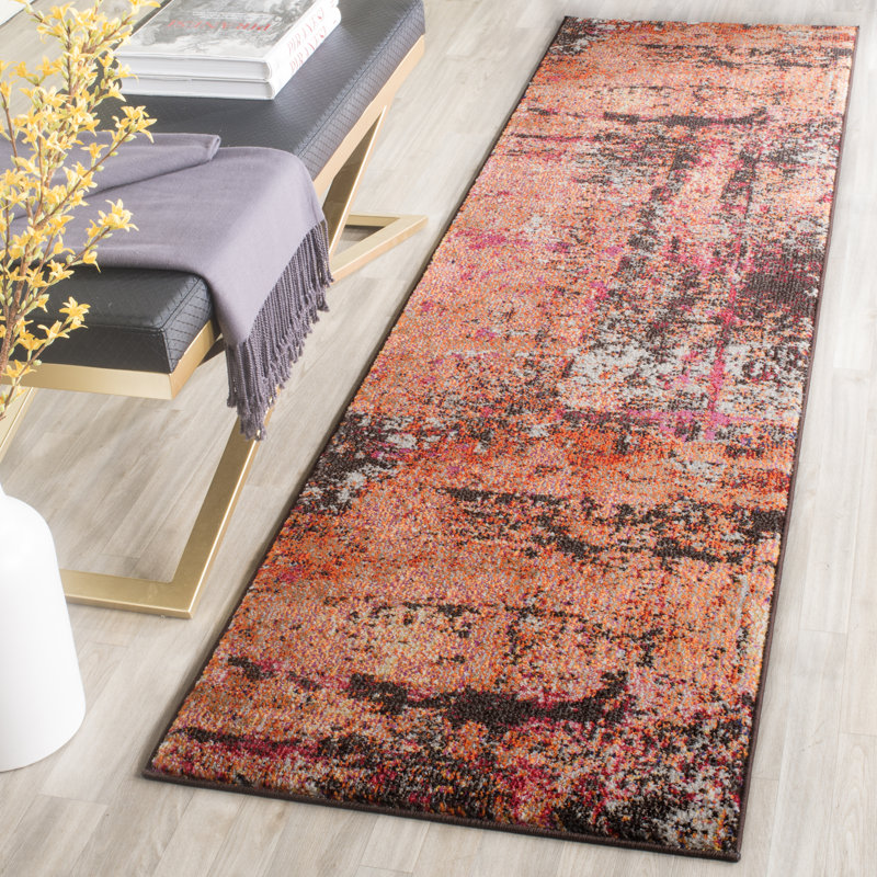 Majors Performance Abstract Rug, Runner 2'2" x 8'