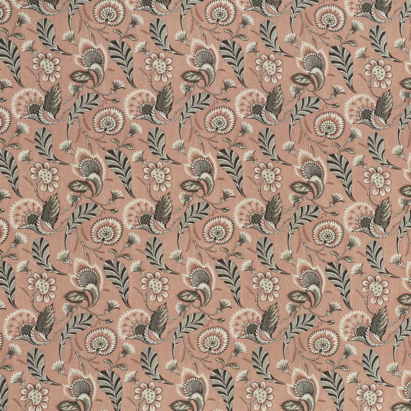 Tissu en lin Ursula, Rosé
