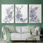 Periwinkle Patch I, reproduction encadrée sur toile 3 pièces-91887716-91887720