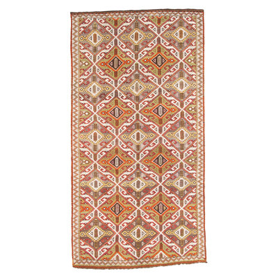 One-of-a-Kind 5'4" X 10'4" 2010s Wool Area Rug in