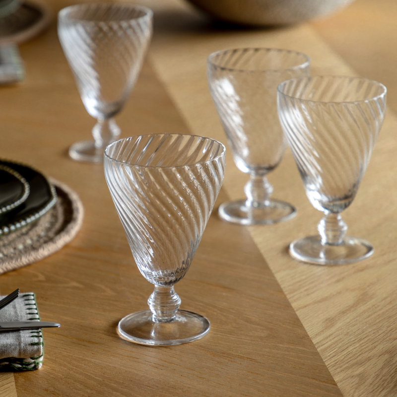 355ml Wine Glass Set, Clear