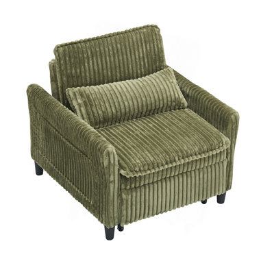 Fauteuil confortable pour petit appartement Chambre à coucher Balcon Petit canapé-lit Lazy Petit canapé avec un oreiller
