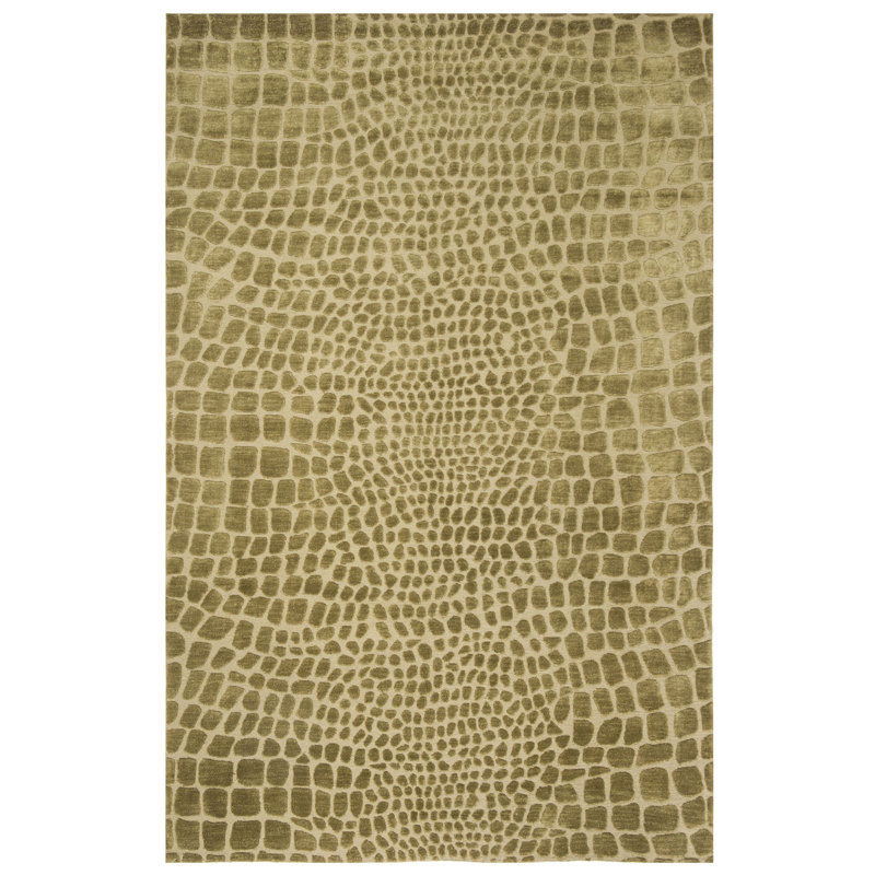 Classics Animal Print Hand-Knotted Riverbank Rug, Rectangle 8'6" x 11'6"