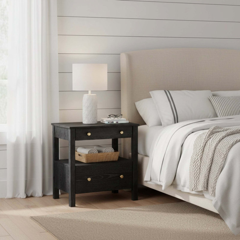Danielle 2 Drawer Nightstand
