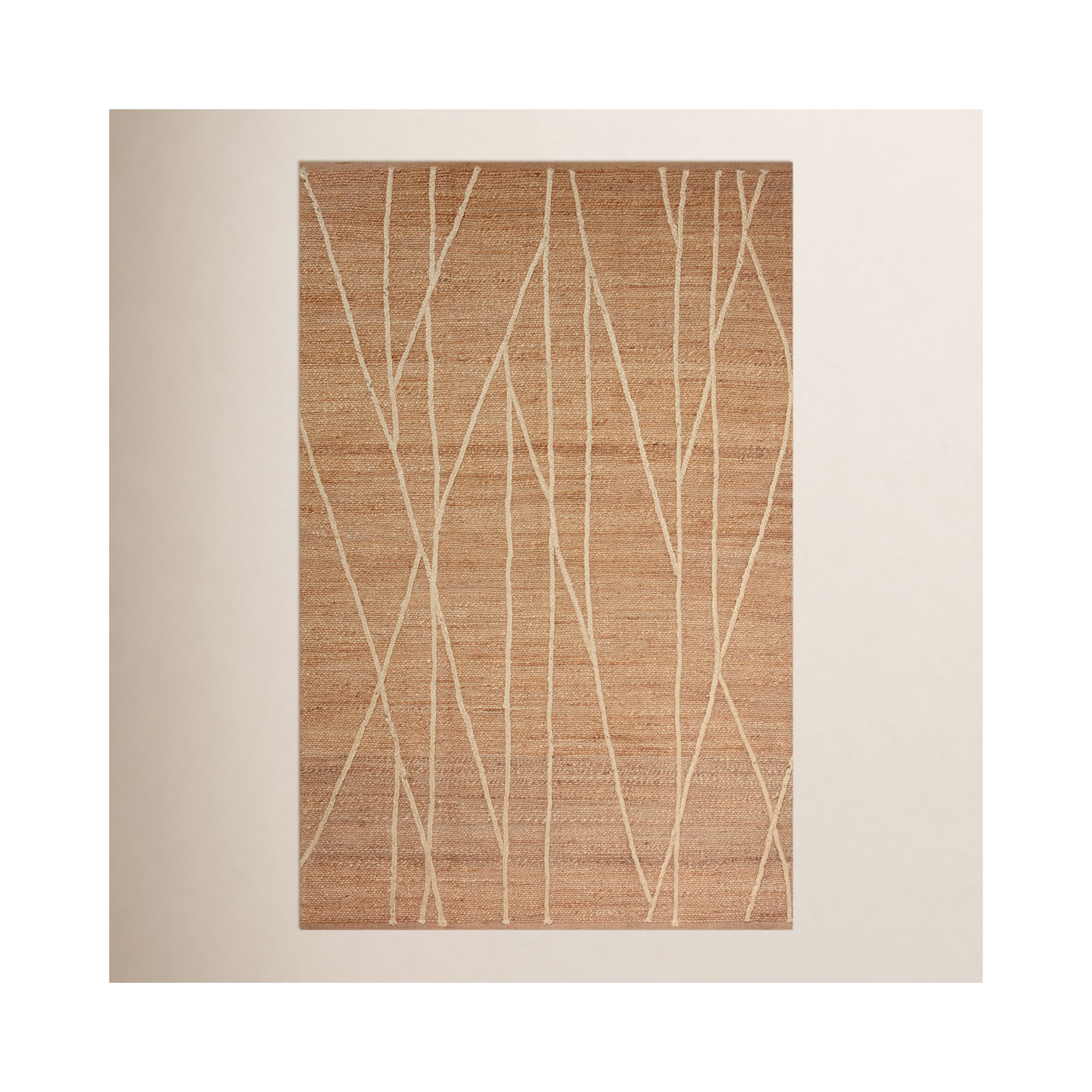 Albemarie Handmade Jute / Sisal Tan Rug, Rectangle 2'3" x 3'9"