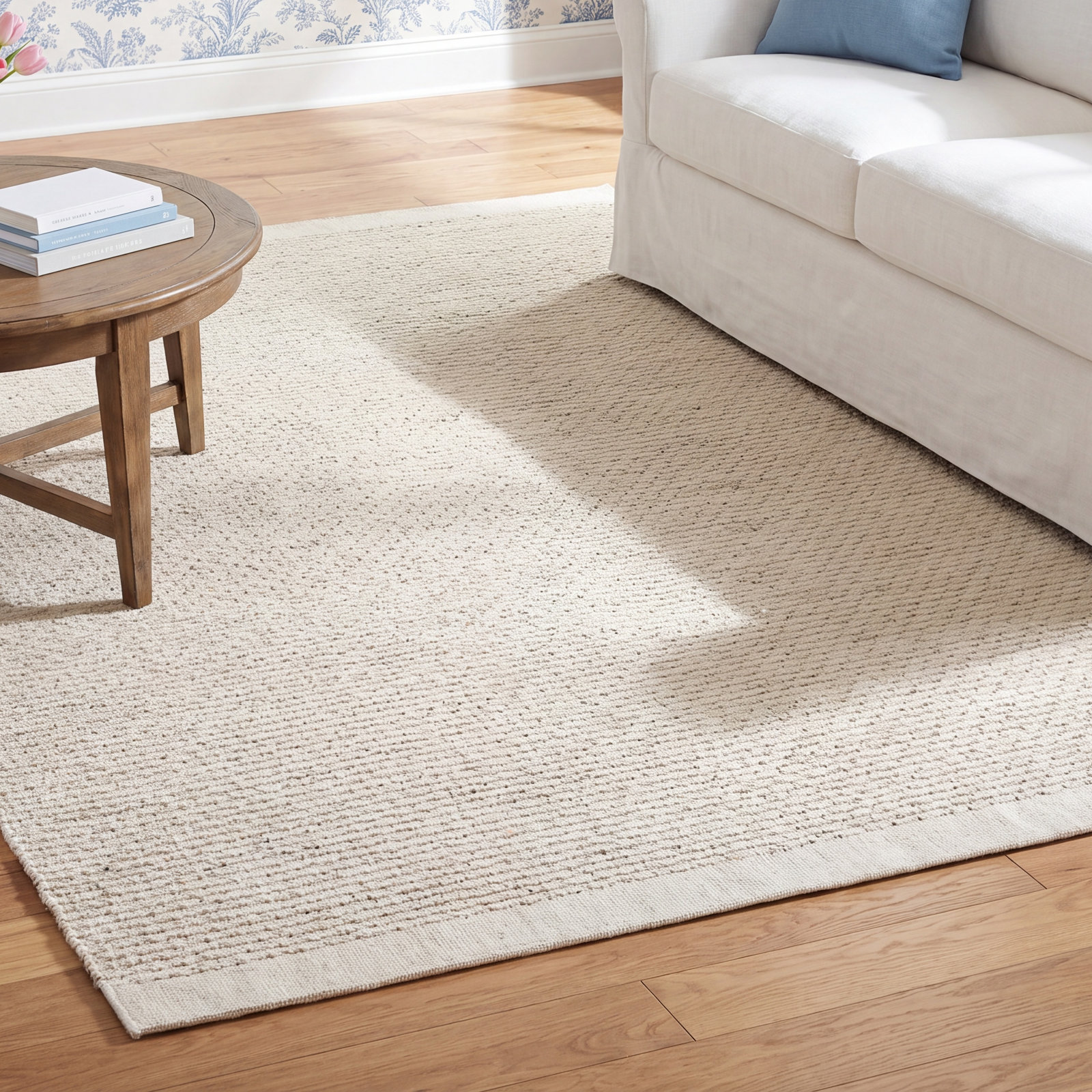 Rylee Handmade Wool Rug, Rectangle 5' x 7'6"