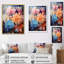 Acrylique multicolore Rexlane Mums Représentation II-1616373105-1616373107