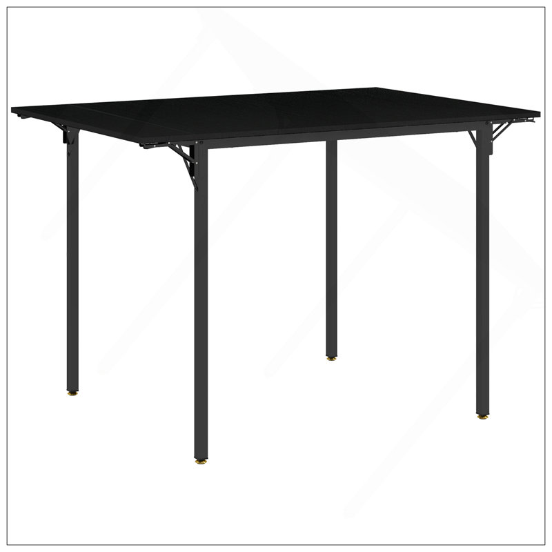 Table de salle à manger pliante industrielle pour 2 à 4 personnes