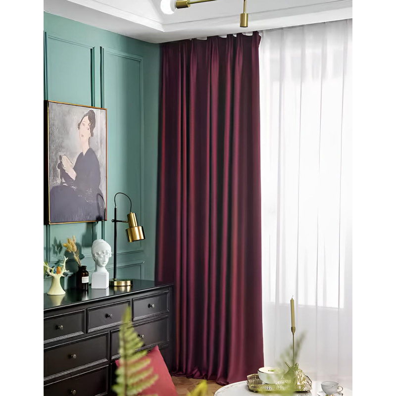 Melitza Room Darkening Curtain Single Panel